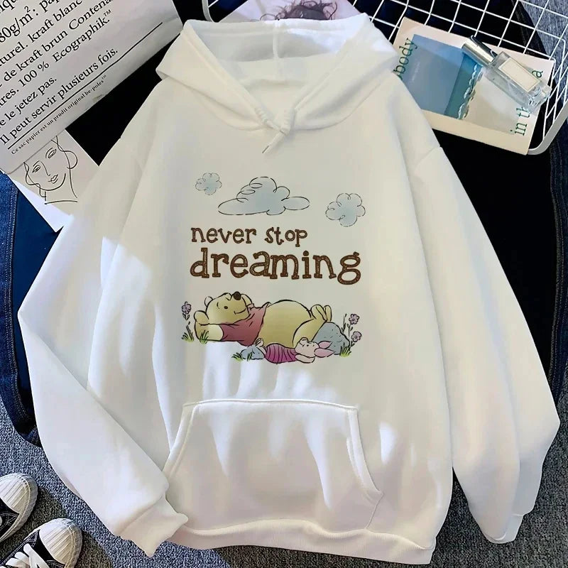 Disney Winnie The Pooh White Hoodies