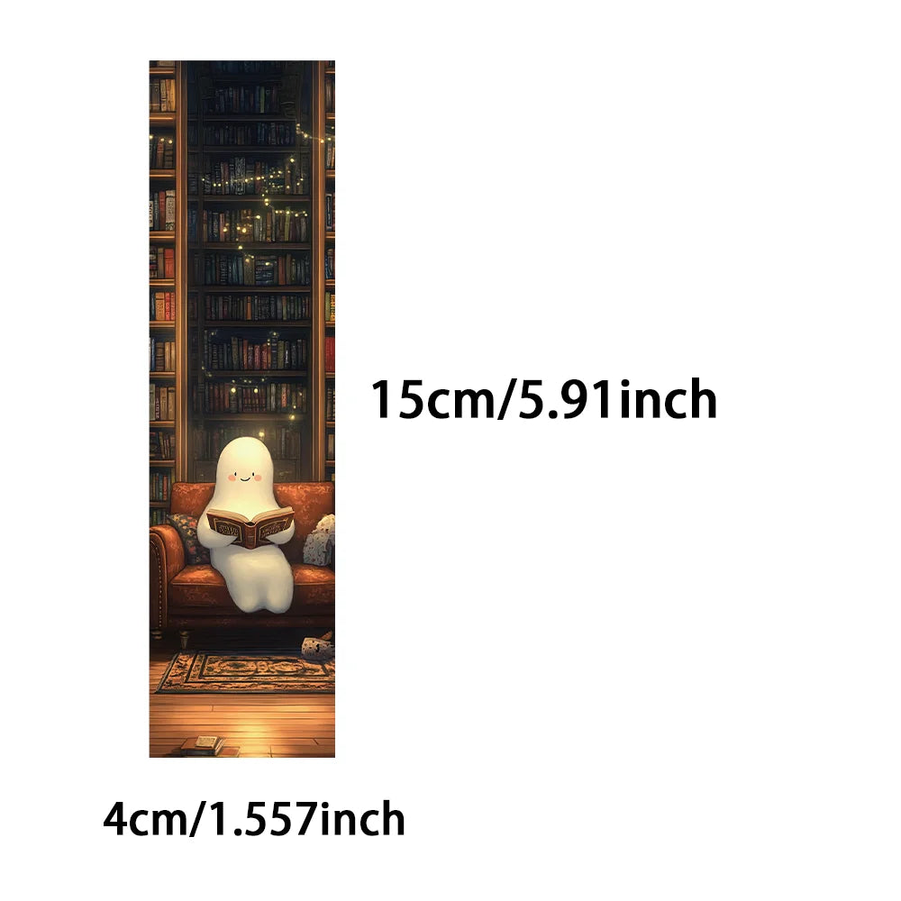 30pcs Library Ghost Reading Bookmarks