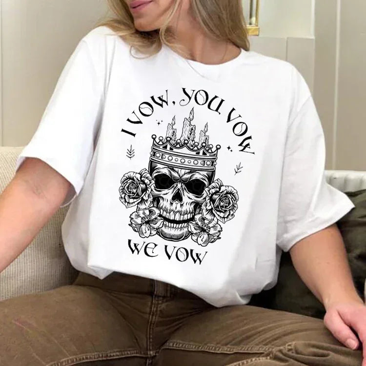 L.O.R.D.S. The Ritual I Vow You Vow We Vow Skull Short Sleeve Top