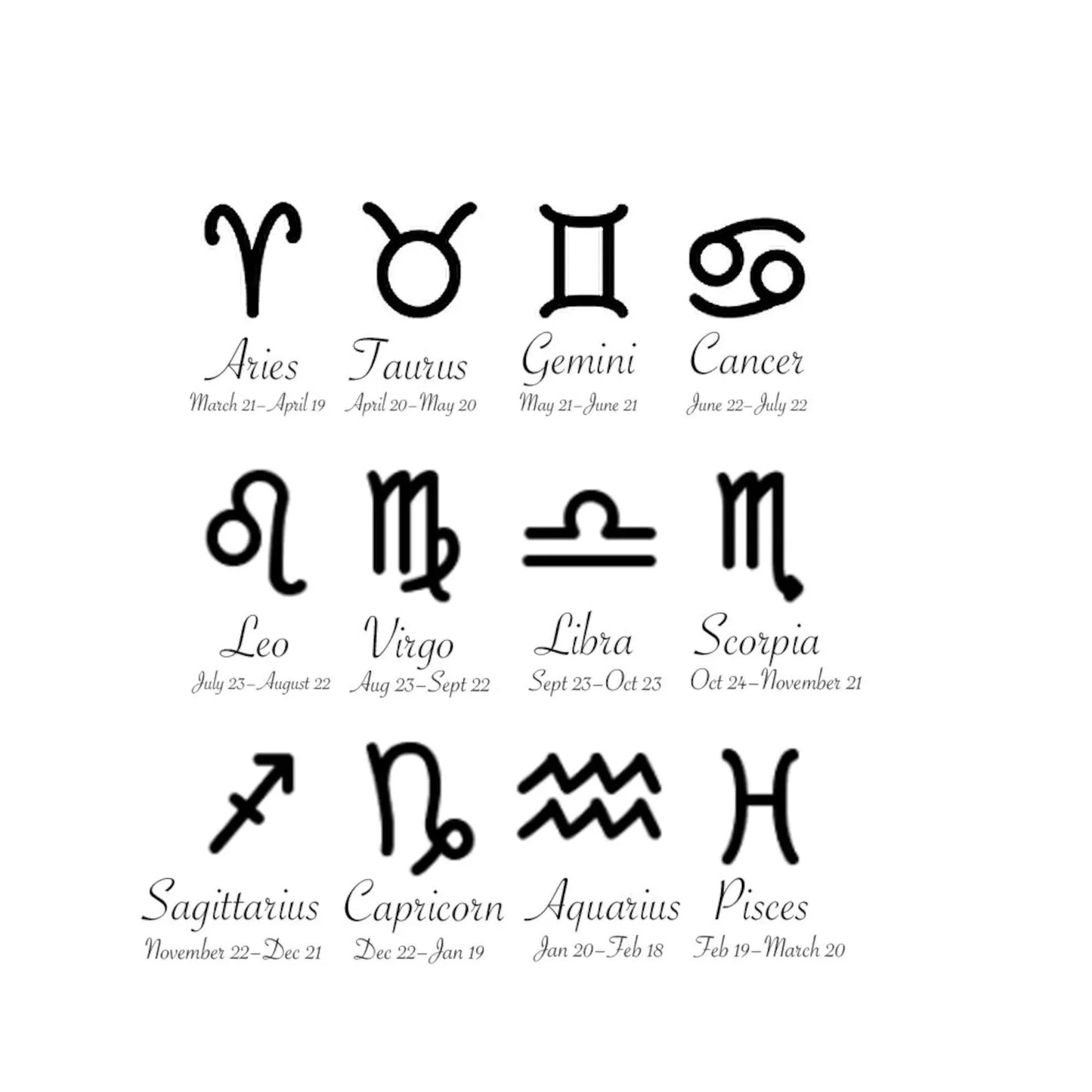 Zodiac Academy Birth Stone Zodiac Sign Bracelets