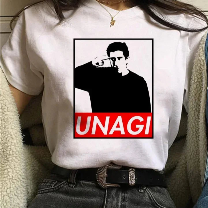 Friends White Short Sleeve Tops