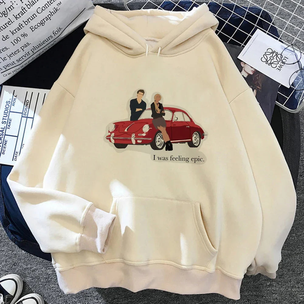 The Vampire Diaries Beige Hoodies