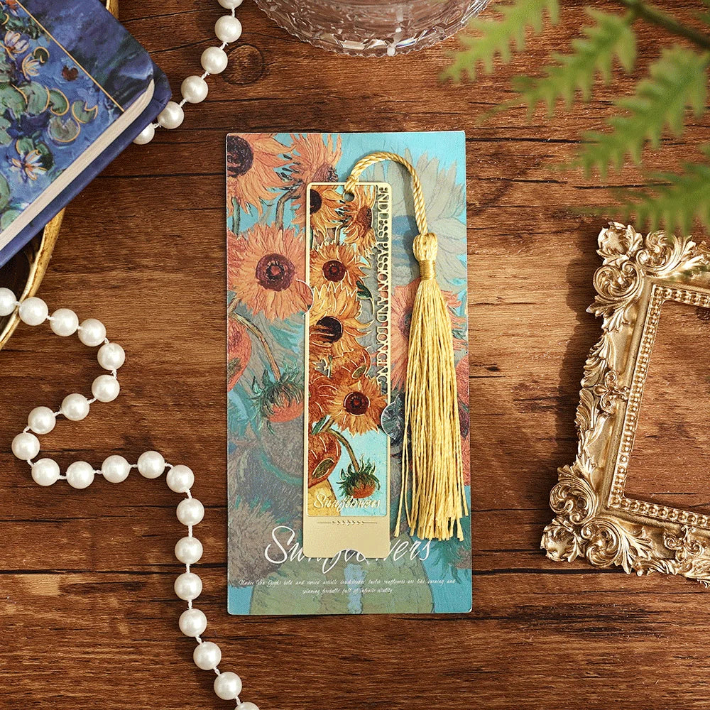 Hollow Exquisite Vincent Van Gogh Paintings Metal Bookmarks