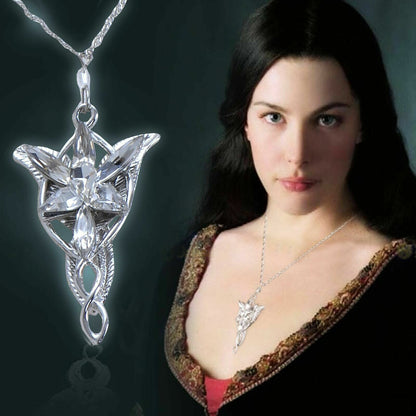 The Lord of the Rings Elf Princess Arwen's Evenstar Necklace