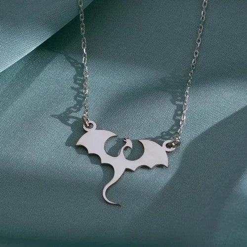 Fourth Wing Dragon Necklace