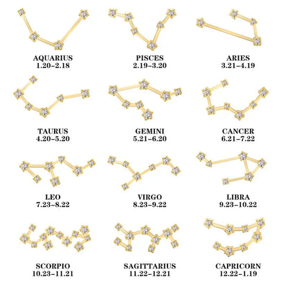 Zodiac Academy Constellation Necklaces