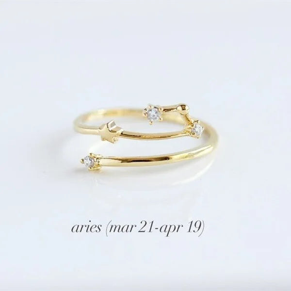 Zodiac Academy Constellation Rings