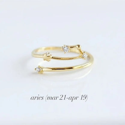 Zodiac Academy Constellation Rings