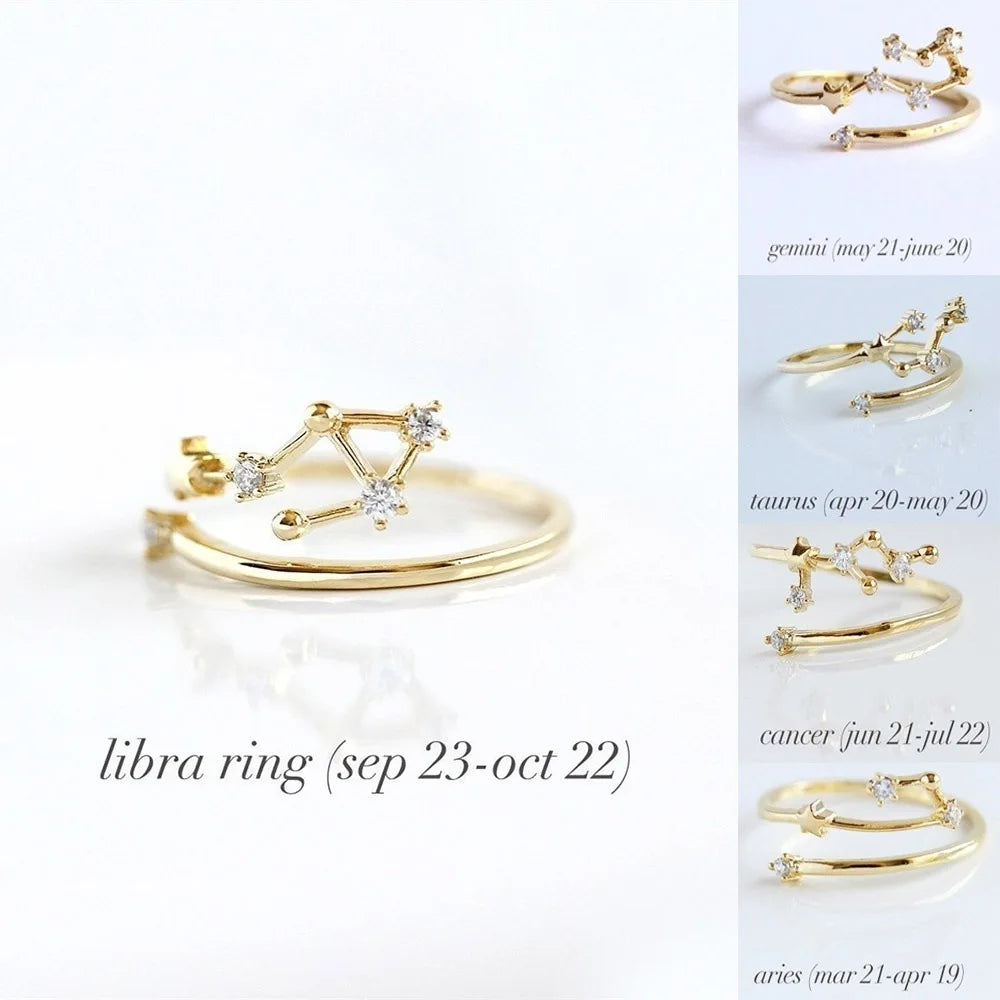 Zodiac Academy Constellation Rings