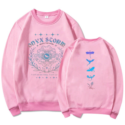 Fourth Wing Onyx Storm Brave The Dark Sweatshirt