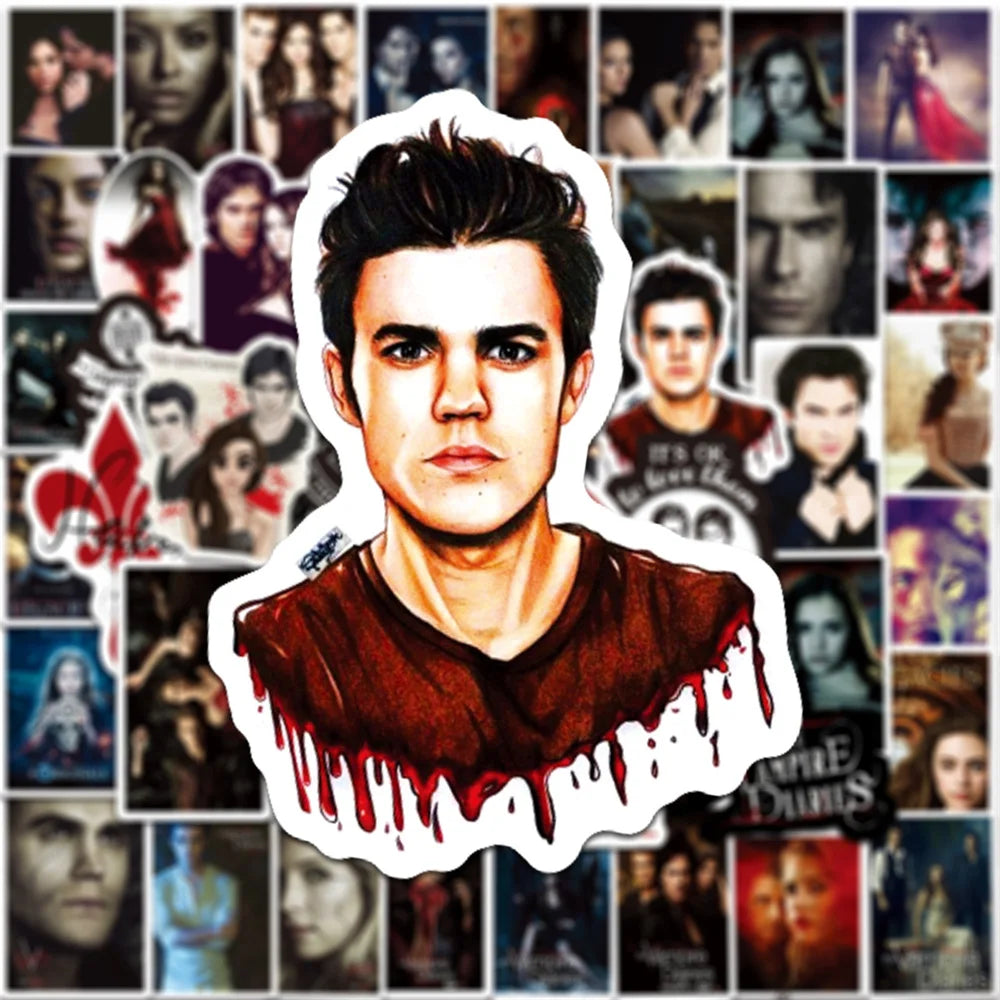 50pcs The Vampire Diaries Stickers