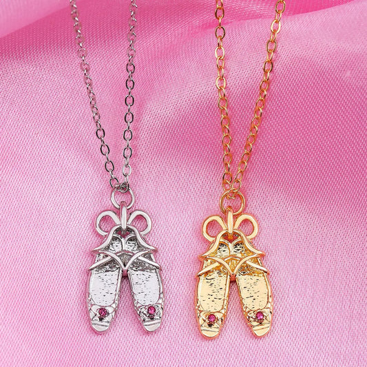 Barbie in the 12 Dancing Princesses Ballet Shoes Necklace