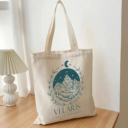 A Court of Thorns And Roses Velaris City Of Starlight Tote Bag