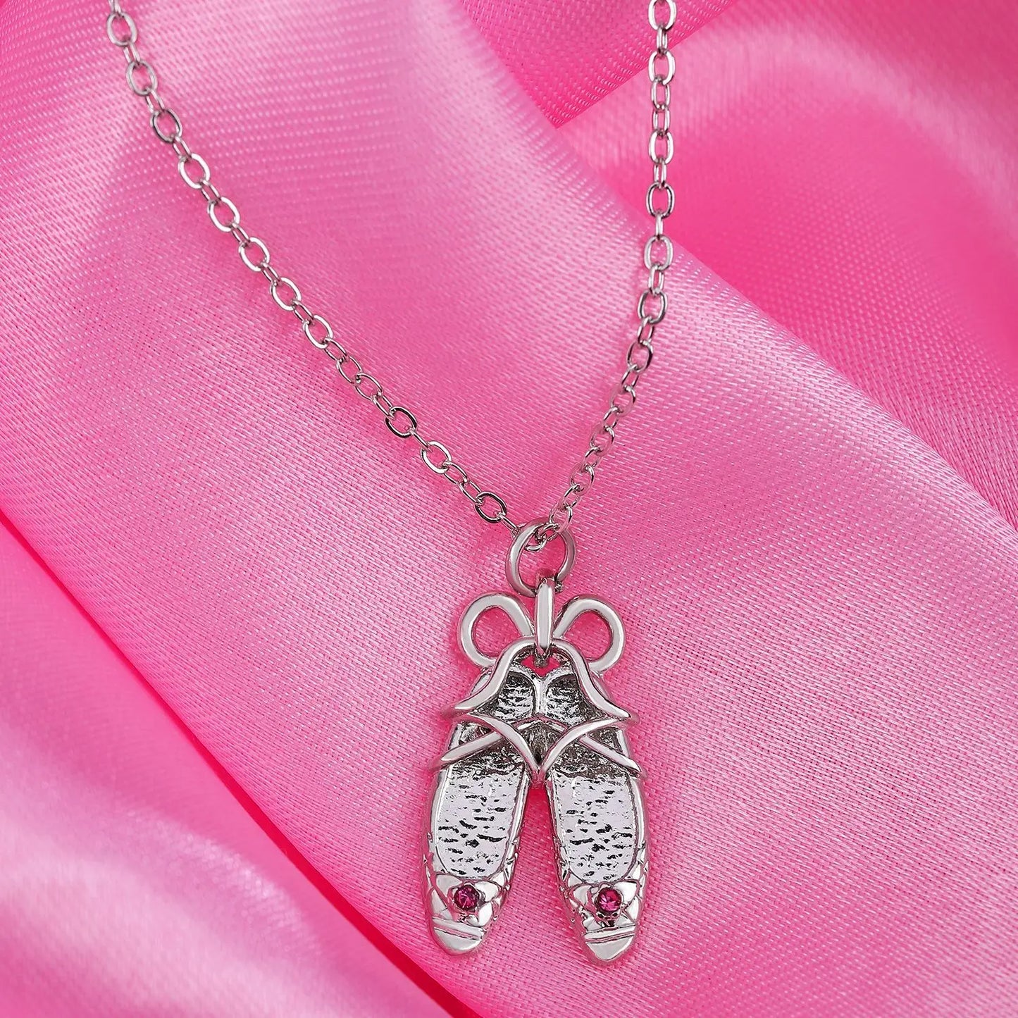 Barbie in the 12 Dancing Princesses Ballet Shoes Necklace