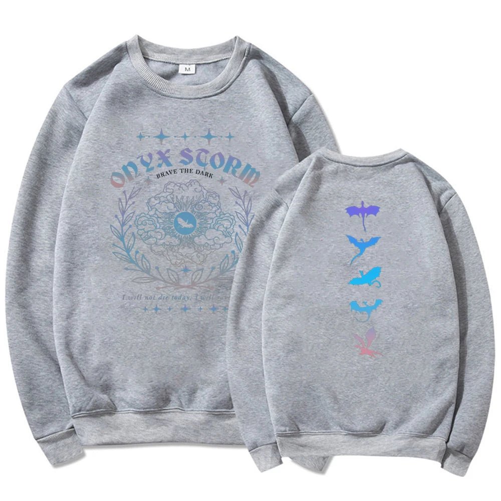 Fourth Wing Onyx Storm Brave The Dark Sweatshirt