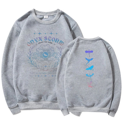 Fourth Wing Onyx Storm Brave The Dark Sweatshirt