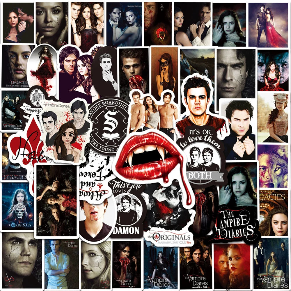 50pcs The Vampire Diaries Stickers