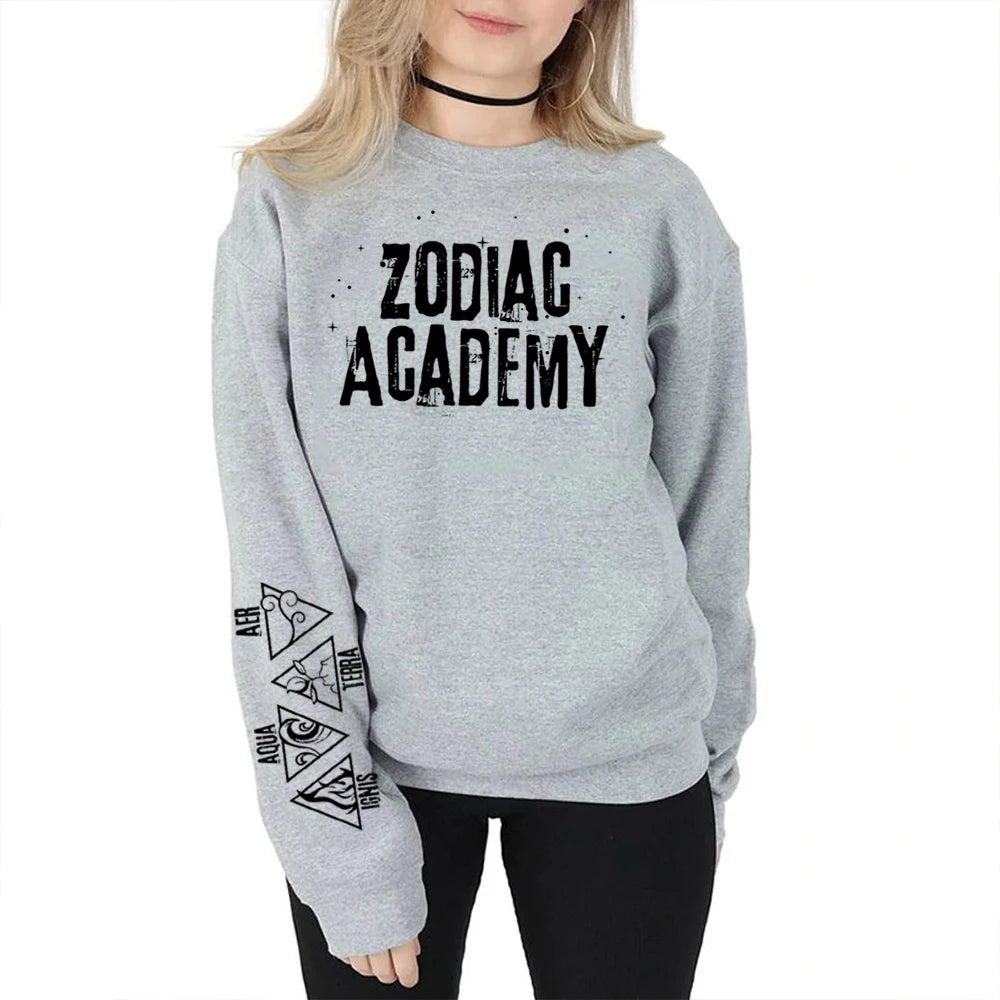 Zodiac Academy Ignis Aqua Terra Aer Sweatshirt