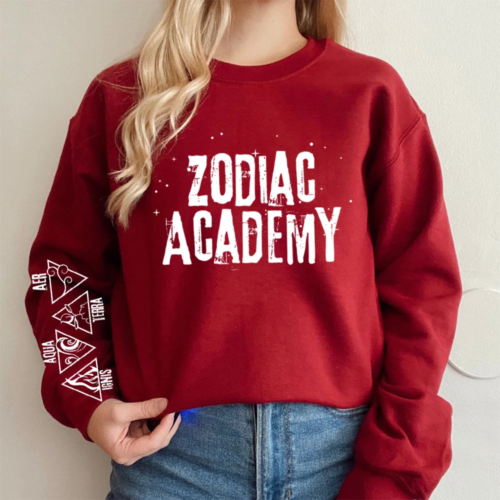 Zodiac Academy Ignis Aqua Terra Aer Sweatshirt