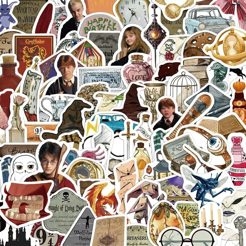 50 pegatinas de Harry Potter