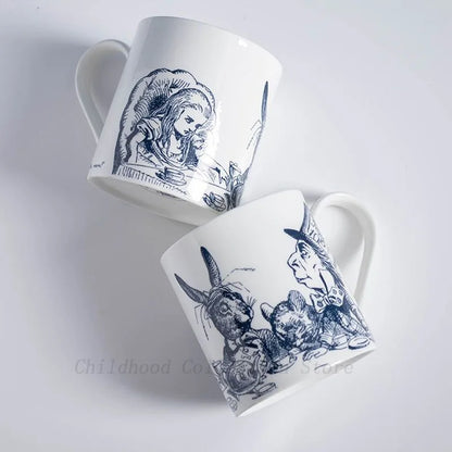 Disney Alice In Wonderland Mad Hatter The March Hare Ceramic Mug