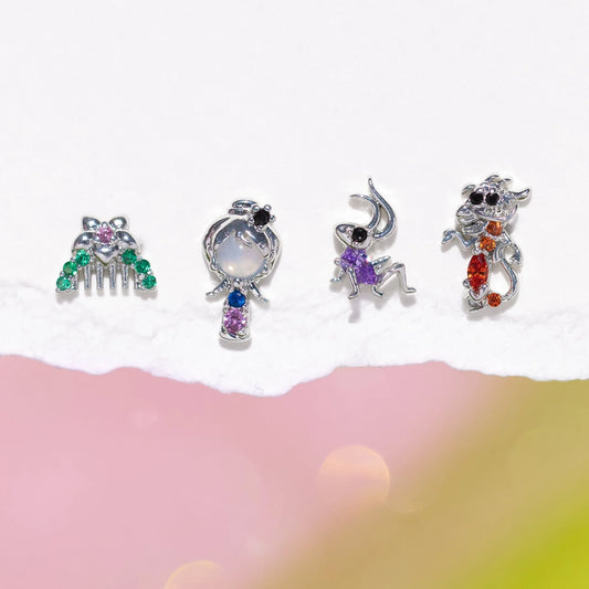 Disney Princess Mulan 4pcs Earrings