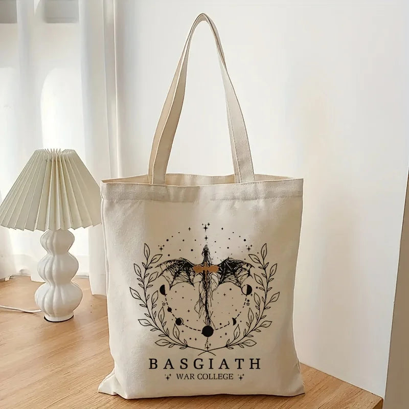 Fourth Wing Basgiath War College Tote Bag