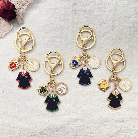 Harry Potter Hogwarts Houses Key Rings