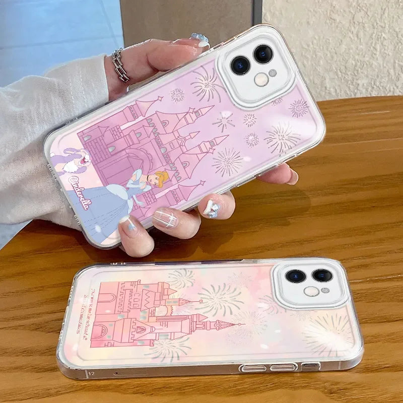 Disney Princess Cinderella Castle Fireworks Phone Cases