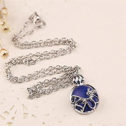 The Vampire Diaries Vintage Katherine's Lapis Lazuli Pendant Necklace