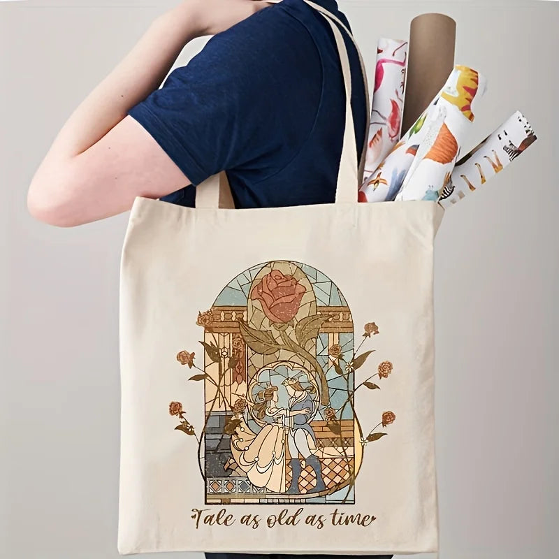 Disney Princess Beauty and the Beast Tale As Old As Time Tote Bag