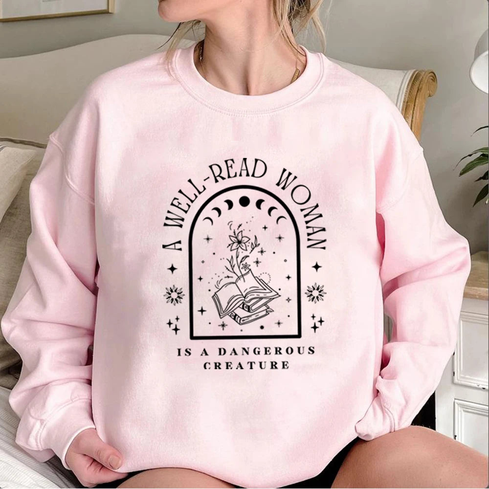 A Well-Read Woman Is A Dangerous Creature Sweatshirt