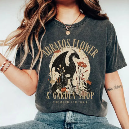 Throne Of Glass Abraxos Flower & Garden Shop Short Sleeve Top