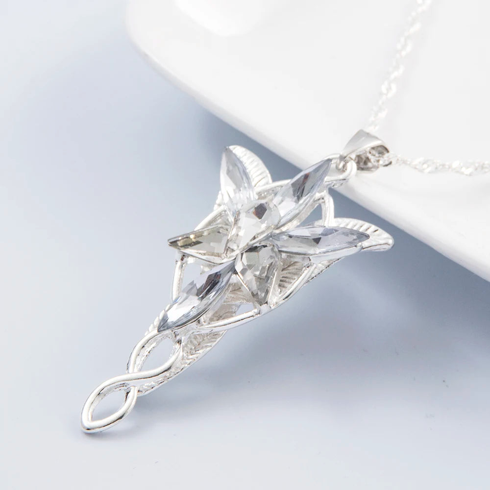 The Lord of the Rings Elf Princess Arwen's Evenstar Necklace