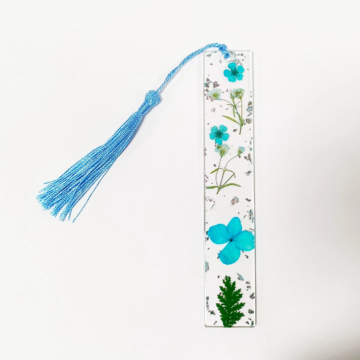 Pressed Flower Resin Tassel Bookmarks