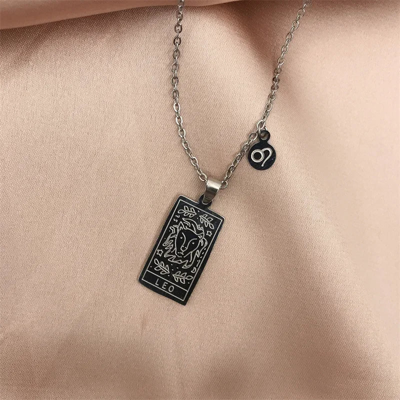 Zodiac Academy Geometric Zodiac Sign Necklaces