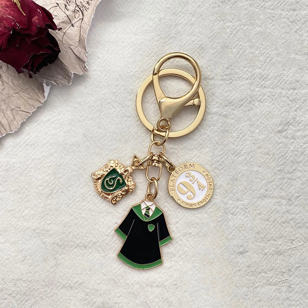 Harry Potter Hogwarts Houses Key Rings