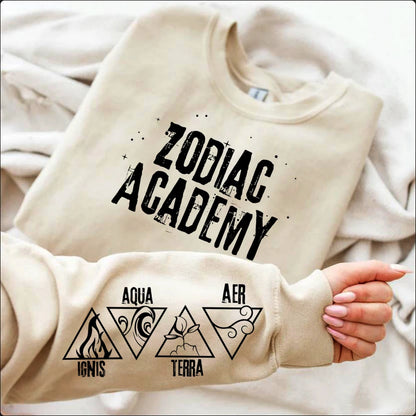 Zodiac Academy Ignis Aqua Terra Aer Sweatshirt