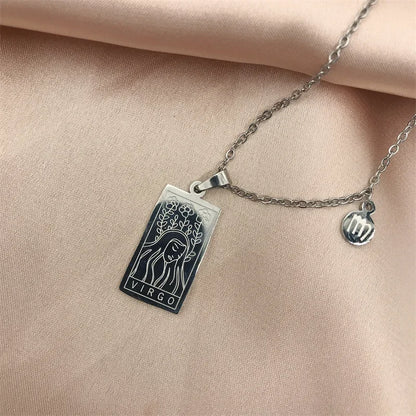 Zodiac Academy Geometric Zodiac Sign Necklaces