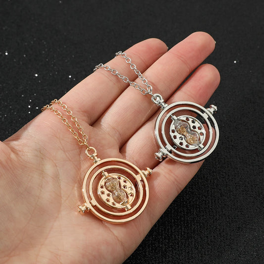 Harry Potter Hogwarts Hourglass Time Converter Necklace