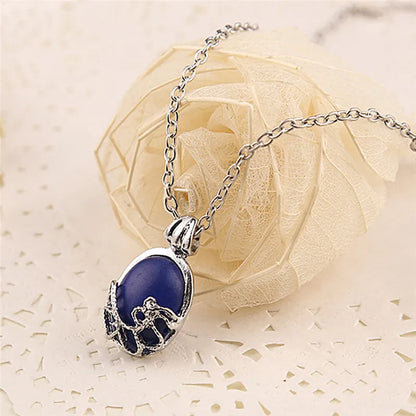 The Vampire Diaries Vintage Katherine's Lapis Lazuli Pendant Necklace