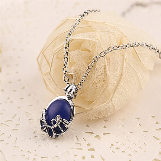 The Vampire Diaries Vintage Katherine's Lapis Lazuli Pendant Necklace