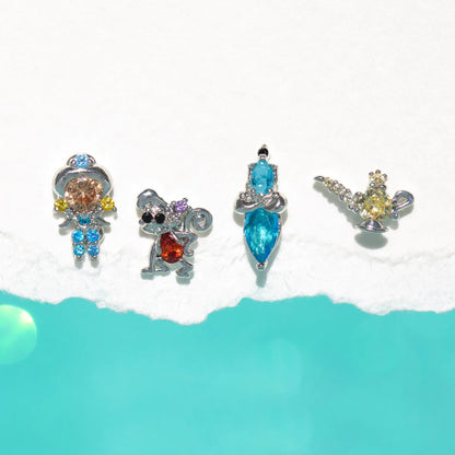 Disney Princess Jasmine 4pcs Earrings