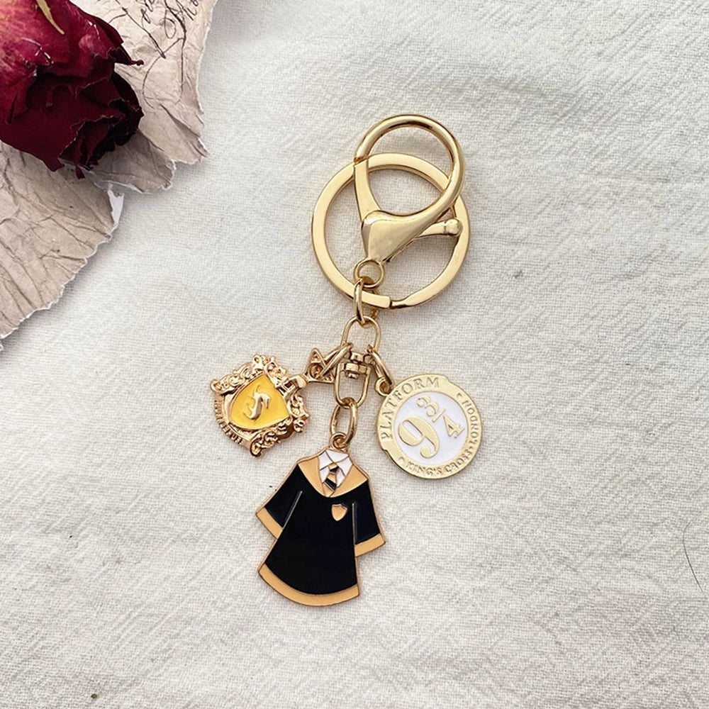 Harry Potter Hogwarts Houses Key Rings