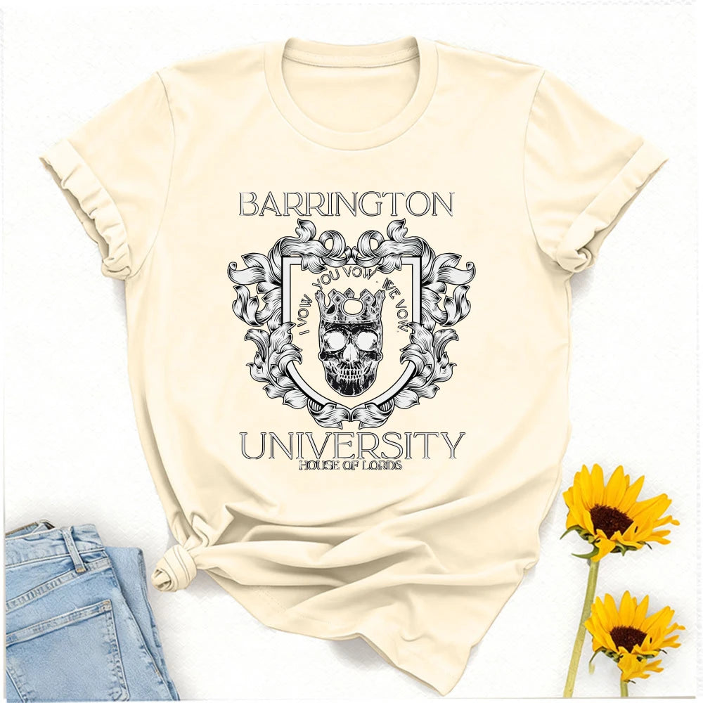 L.O.R.D.S. The Ritual Barrington University Skull Short Sleeve Top
