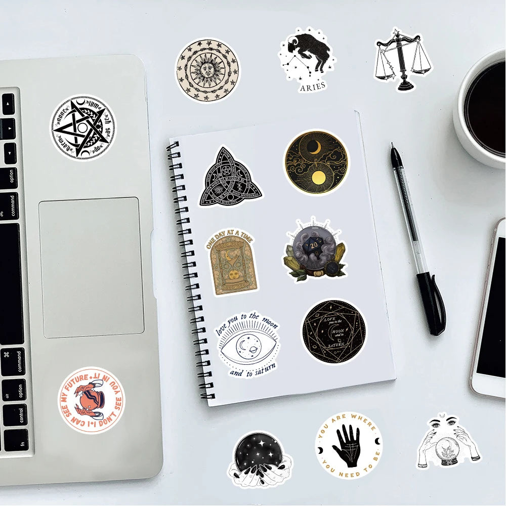 10, 30 or 52pcs Zodiac Academy Stickers