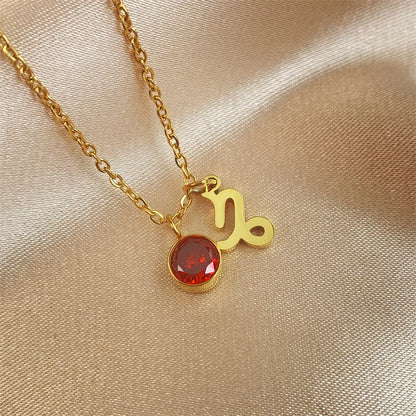 Zodiac Academy Birth Stone Zodiac Sign Necklaces