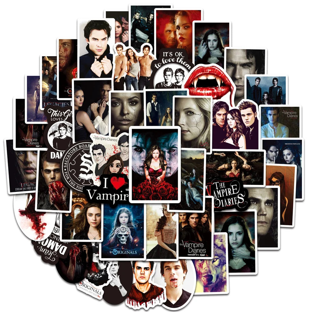 50pcs The Vampire Diaries Stickers