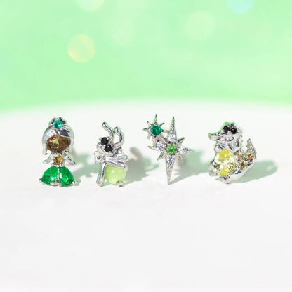 Disney Princess Tiana 4pcs Earrings