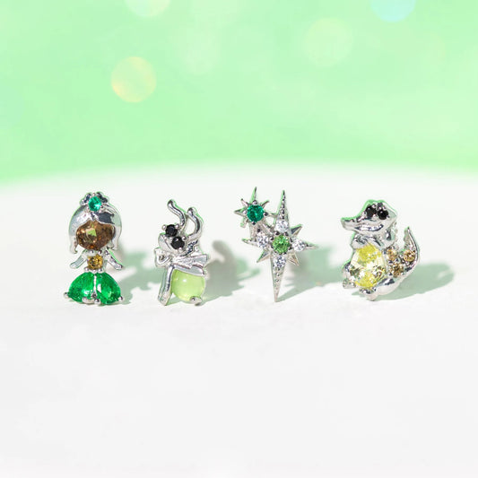 Disney Princess Tiana 4pcs Earrings